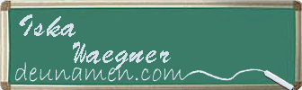 Iska Waegner Visitenkarte